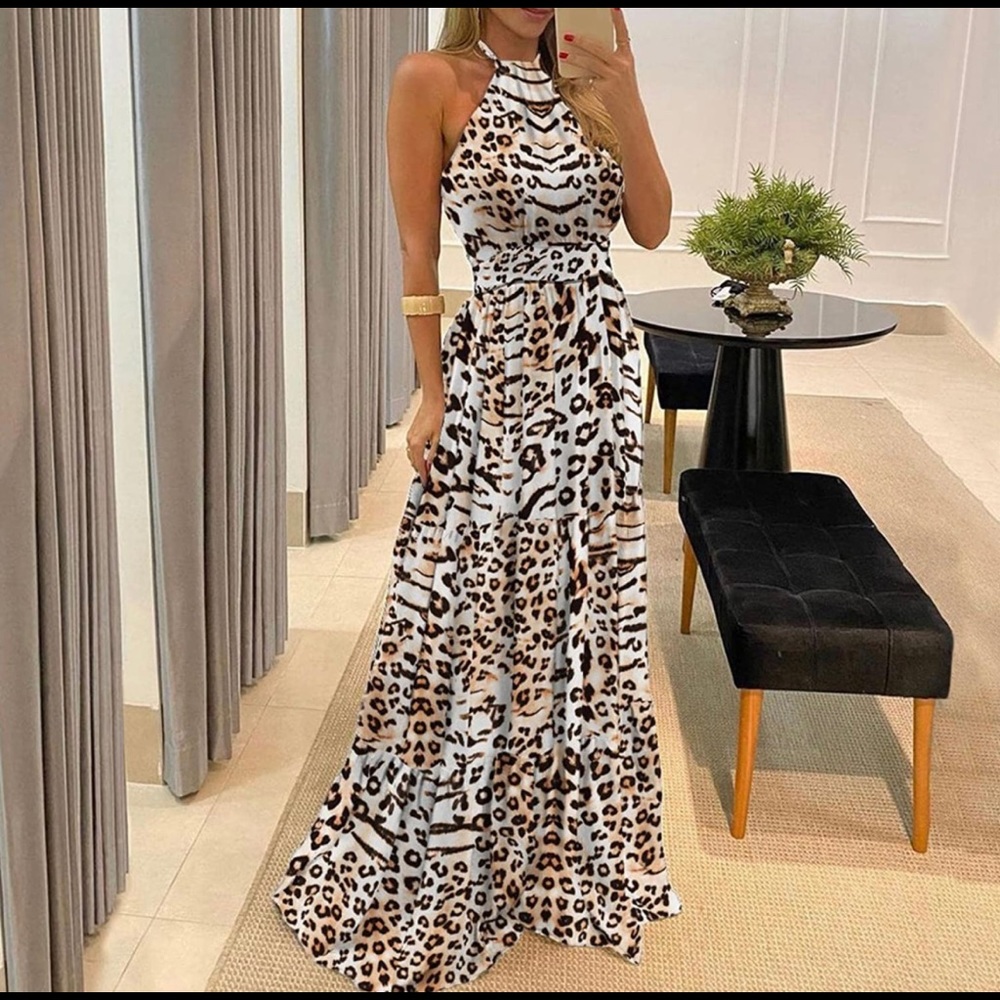 Cheetah summer dress